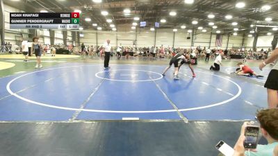 135 lbs Rr Rnd 2 - Noah Khafagi, RedNose Wrestling School - MS vs Gunner Pendergraft, Mat Assassins Red - MS