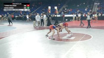 138 lbs Consi Of 16 #1 - Ryan Callahan, Tewksbury vs Lukas Abreu, Burlington