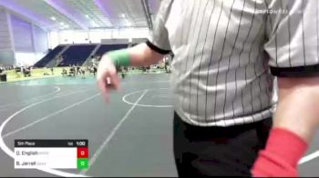 61 lbs 5th Place - Brody Jarrell, Granite WC vs Quinton English, Mohave WC