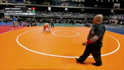 6A 144 lbs Semifinal - Anthony Simpson, Arlington Lamar vs Timmy Fitzgerald, Rockwall