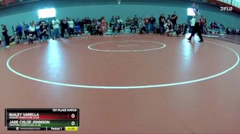 145 lbs 1st Place Match - Bailey Varella, Hobart Wrestling Club vs Jade Chloe Johnson, Western Wrestling Club