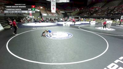 45 lbs Quarters - Anahii Aguilar Urquidez vs Christian Garcia, So Cal Hammers Wrestling