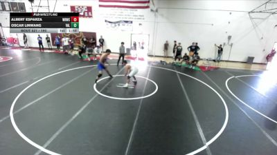 190 lbs Round 1 - Albert Esparza, War Room Wreslting Club vs Oscar Linwang, Valencia