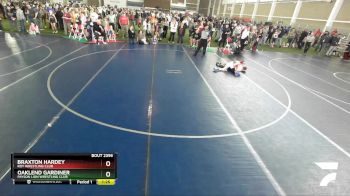79 lbs Champ. Round 2 - Braxton Hardey, Roy Wrestling Club vs OakLend Gardiner, Payson Lion Wrestling Club