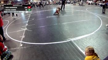 53-55 lbs Semifinal - Olyvia Combs, Fremont Wrestling Club vs Andi Anderson, Sutherland Youth Wrestling Club