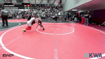 100 lbs Quarterfinal - Noah Herron, Collinsville Cardinal Youth Wrestling vs Gabriel Shuemake, Viking Wrestling Club