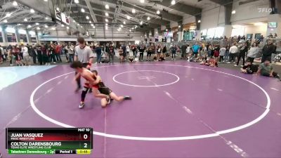 80 lbs Champ. Round 1 - Colton Darensbourg, Texas Elite Wrestling Club vs Juan Vasquez, MAAC Wrestling