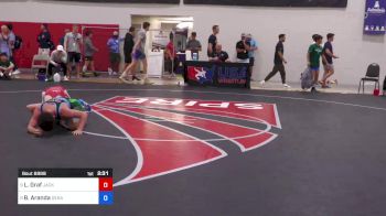 57 kg Round Of 16 - Logan Graf, Jackrabbit Wrestling Club vs Benjamin Aranda, DeKalb Wrestling Club