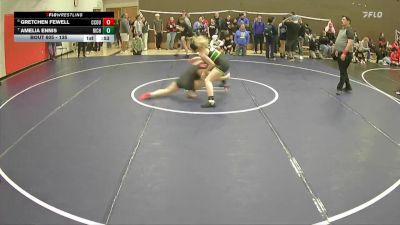 135 lbs Cons. Round 2 - Amelia Ennis, Richland vs Gretchen Fewell, Crook County