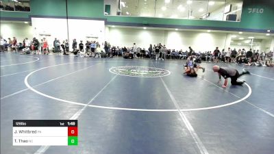 126 lbs Consi Of 128 #2 - Jon Whitbred, PA vs Tiaj Thao, NC