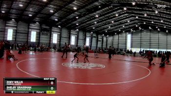 50 lbs 3rd Place Match - Zoey Willis, Charlies Angels vs Shelby Grassman, Cleveland Wrestling Club