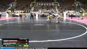 113 lbs Champ. Round 1 - Tanner Burroughs, Chelsea vs Kaidan Holloway, Beauregard HS