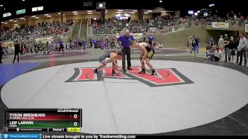 170 lbs Quarterfinal - Leif Larwin, COWA vs Tyson Breshears, Hi Desert Mat Club