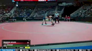 145 lbs Champ. Round 1 - Lee Spencer, Castle vs Braedon Spears, Plainfield