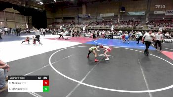 62 lbs Quarterfinal - Chaypin Nicklas, Wtw vs Timothy Martinez, Ridge WC