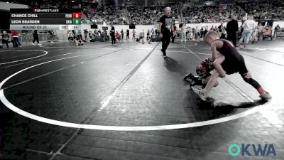 60 lbs Round Of 32 - Chance Chill, Perry Wrestling Club vs Leon Bearden, Skiatook Youth Wrestling