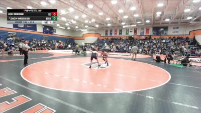 174 lbs Champ. Round 2 - Joe Zereini, Roanoke vs Zach Needles, Messiah College