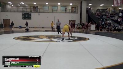 197 lbs Quarterfinal - Jesse Cassatt, Missouri vs Chase Mielnik, Maryland