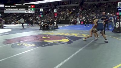 144 lbs Round Of 16 - Kaden Pryor, Atascadero (CS) vs Victor-alexander Gutierrez, Central Catholic (SJ)