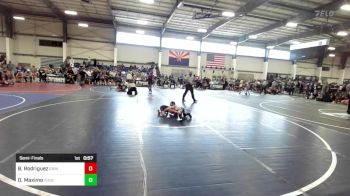50 lbs Semifinal - Braxton Rodriguez, Grindhouse WC vs Dominic Maximo, Tucson Cyclones