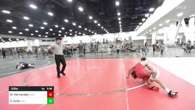 123 lbs Semifinal - Mateo Hernandez, Montrose Elite vs Gustavo Avila, Central Coast Most Wanted