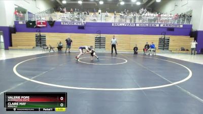 105 lbs Round 1 - Valerie Pope, Bloomington South vs Claire May, Roncalli