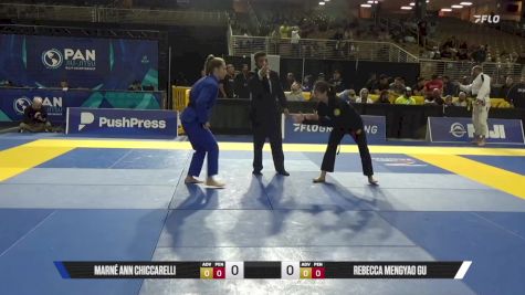 Rebecca Mengyao Gu vs Marné Ann Chiccarelli 2025 Pan Jiu Jitsu IBJJF Championship