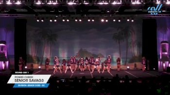 Power Cheer! - Senior Savag3 [2025 L3 Senior Coed - D2 Day 1] 2025 The American Open Orlando Nationals