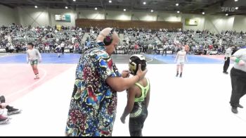 100 lbs Semifinal - Ryan Wardlaw, Small Town WC vs Jaguar Madyun, Bay Area Dragons