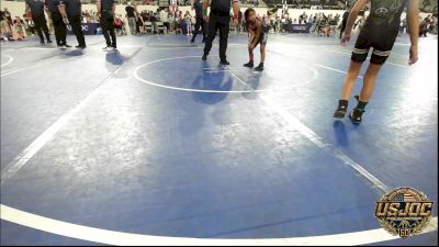 50 lbs Consi Of 8 #2 - Liliana Clitso, Darko Valley Wolfpak vs Amelia Ganote, Cotton County Wrestling Club