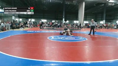 144 lbs Champ. Round 1 - Nathan Adams, Virginia Beach vs Luke Feldman, Great Neck Wrestling Club