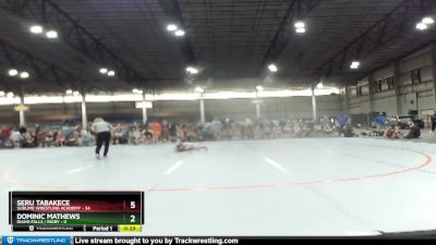 82 lbs Round 1 (3 Team) - Seru Tabakece, Sublime Wrestling Academy vs Dominic Mathews, Idaho Falls / Rigby