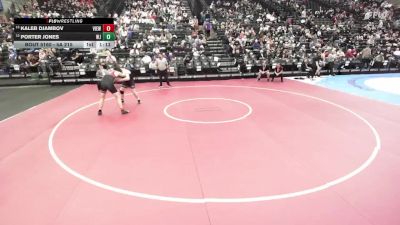 5A 215 lbs Quarterfinal - Porter Jones, West Jordan vs Kaleb Djambov, Viewmont