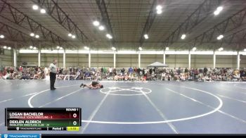 97 lbs Round 1 (4 Team) - Deklen Aldrich, Middleton Wrestling Club vs Logan Bachelor, Grangeville Youth Wrestling