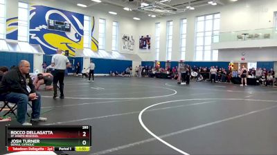 285 lbs Champ. Round 2 - Josh Turner, DePaul Catholic vs Rocco Dellagatta, St Joseph Regional