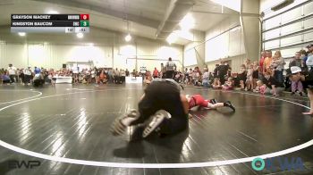 60 lbs Round Of 16 - Grayson Mackey, Skiatook Youth Wrestling vs Kingston Baucom, Salina Wrestling Club