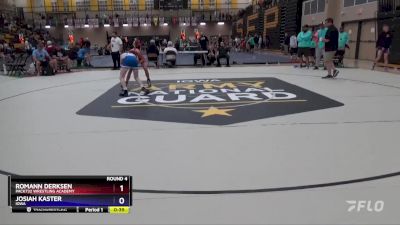 110 lbs Round 4 - Romann Derksen, Pack732 Wrestling Academy vs Josiah Kaster, Iowa