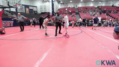 80 lbs Consolation - Hudson Hood, Collinsville Cardinal Youth Wrestling vs Austin Bloodworth, Ponca City Wildcat Wrestling