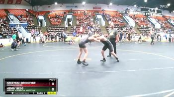 125 lbs Quarterfinal - Nehemiah Brondyke, Michigan Premier vs Henry Begg, Simmons Academy Of Wrestling