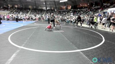 55 lbs Consi Of 8 #2 - Ike Payne, Hilldale Youth Wrestling Club vs Jackson Blackwell, Pryor Tigers