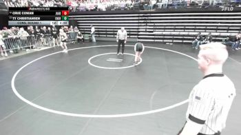 3A 113 lbs Cons. Round 1 - Crue Cowan, Juab vs Ty Christiansen, Emery