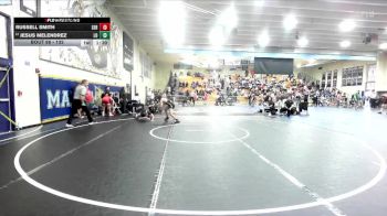 132 lbs Champ. Round 1 - Russell Smith, Servite vs Jesus Melendrez, Los Osos