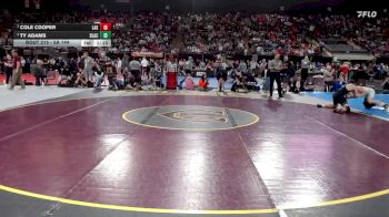 5A 144 lbs Semifinal - Cole Cooper, Lakeland vs Ty Adams, Blackfoot