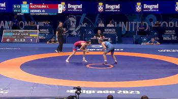 65 kg 1/8 Final - Irina Kazyulina, Kazakhstan vs Oksana Herhel, Ukraine