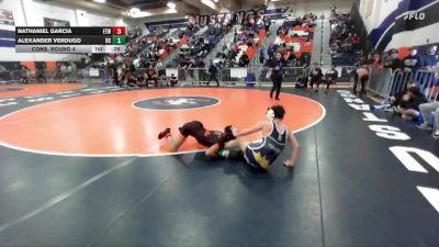 113 lbs Cons. Round 4 - Nathaniel Garcia, Etiwanda vs Alexander Verdugo, Birmingham Charter