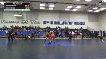 285 lbs Quarterfinal - Cesar Lopez, Lassen College vs Angel Blanco, Skyline College