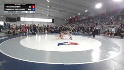 70 lbs 1st Place Match - Tucker Jackson, Contenders Wrestling Academy vs Remington Pierzynowski, Massas Maniacs