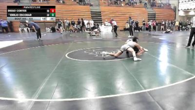 120 lbs Cons. Round 6 - Emilio Escobar, Granite Hills vs Diego Cortes, Rancho Bernardo