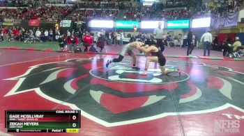 A - 138 lbs Cons. Round 3 - Gage McGillvray, Park / Sweet Grass Co vs Zekiah Meyers, Libby/Troy