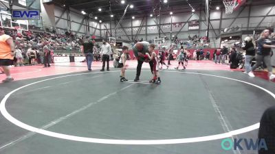 45 lbs Round Of 16 - Titan Gibson, Owasso Takedown Club vs Kevin Sanchez, Sperry Wrestling Club